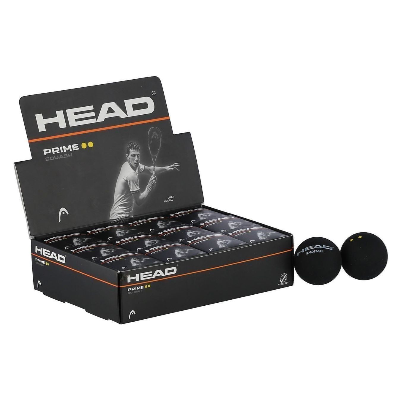 Head Palloni: 12 Head Squash-Bälle, Prime, NEU – Nuovo e nell'imballaggio originale da Winterthur venduto da Schwestere