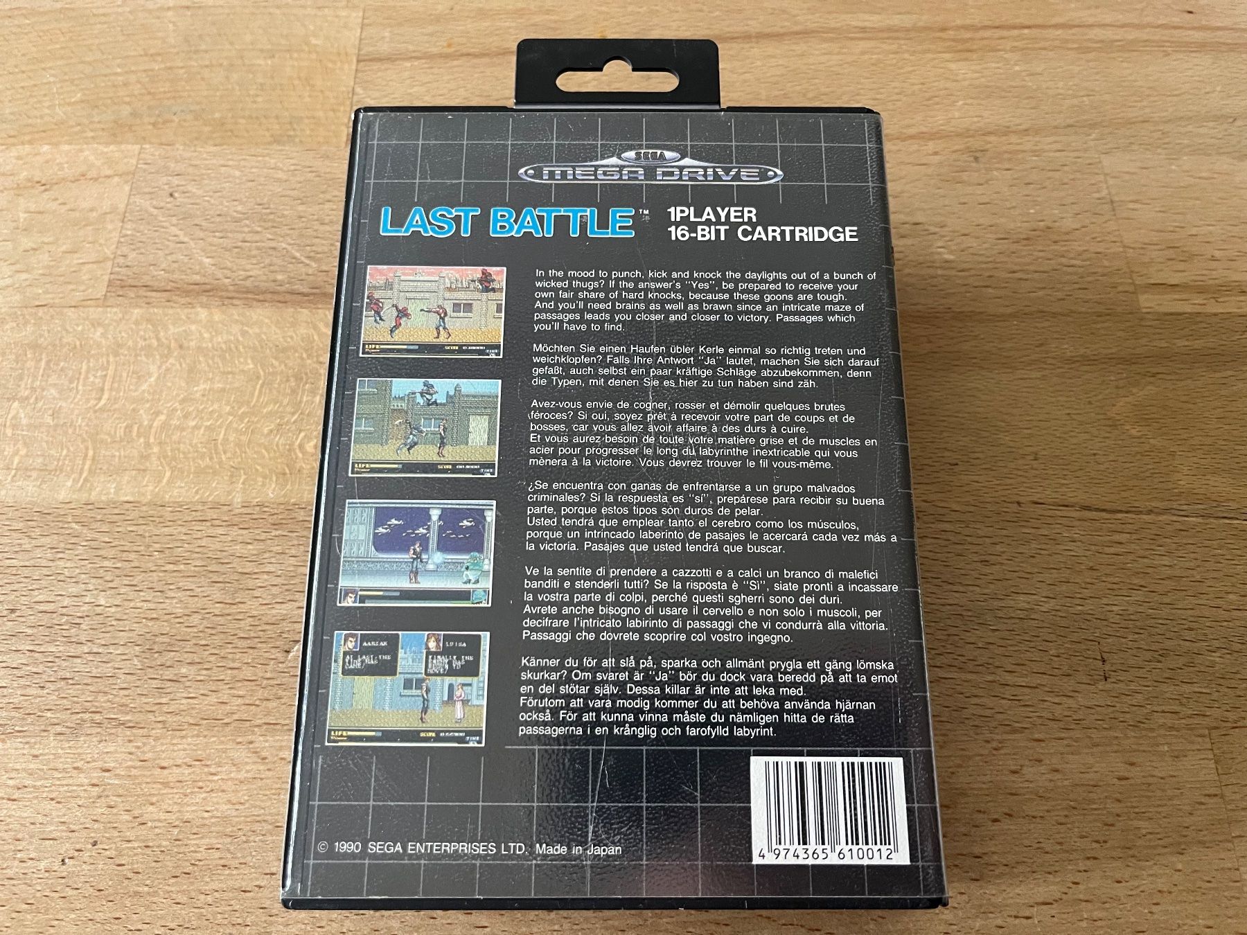 Sega Giochi: SEGA Mega Drive Last Battle OVP – Usato da Thalwil venduto da ranx 2
