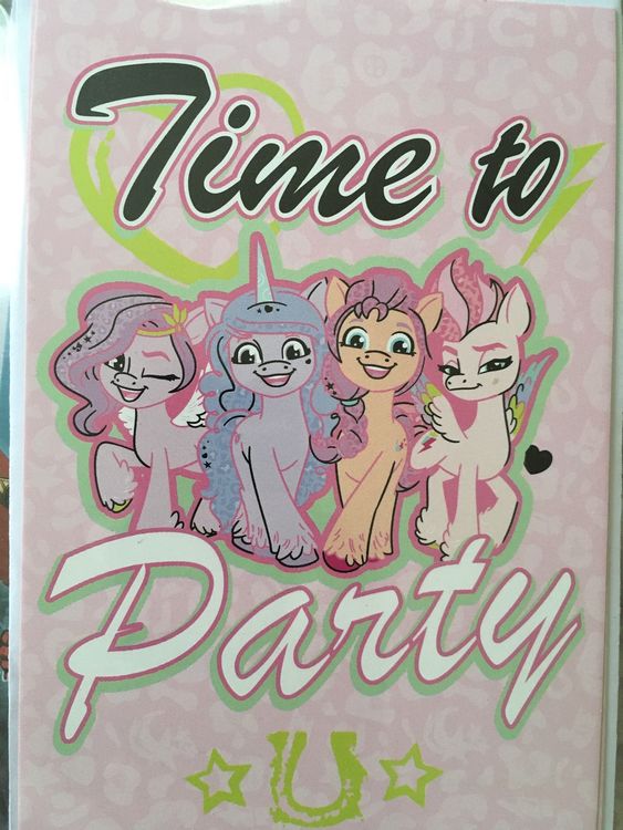 PARTY TIME - Meerjungfrau Einladungskarten | 6 Stück Mit Passenden Umschlägen | Für Geburtstag, Dank & Grüße