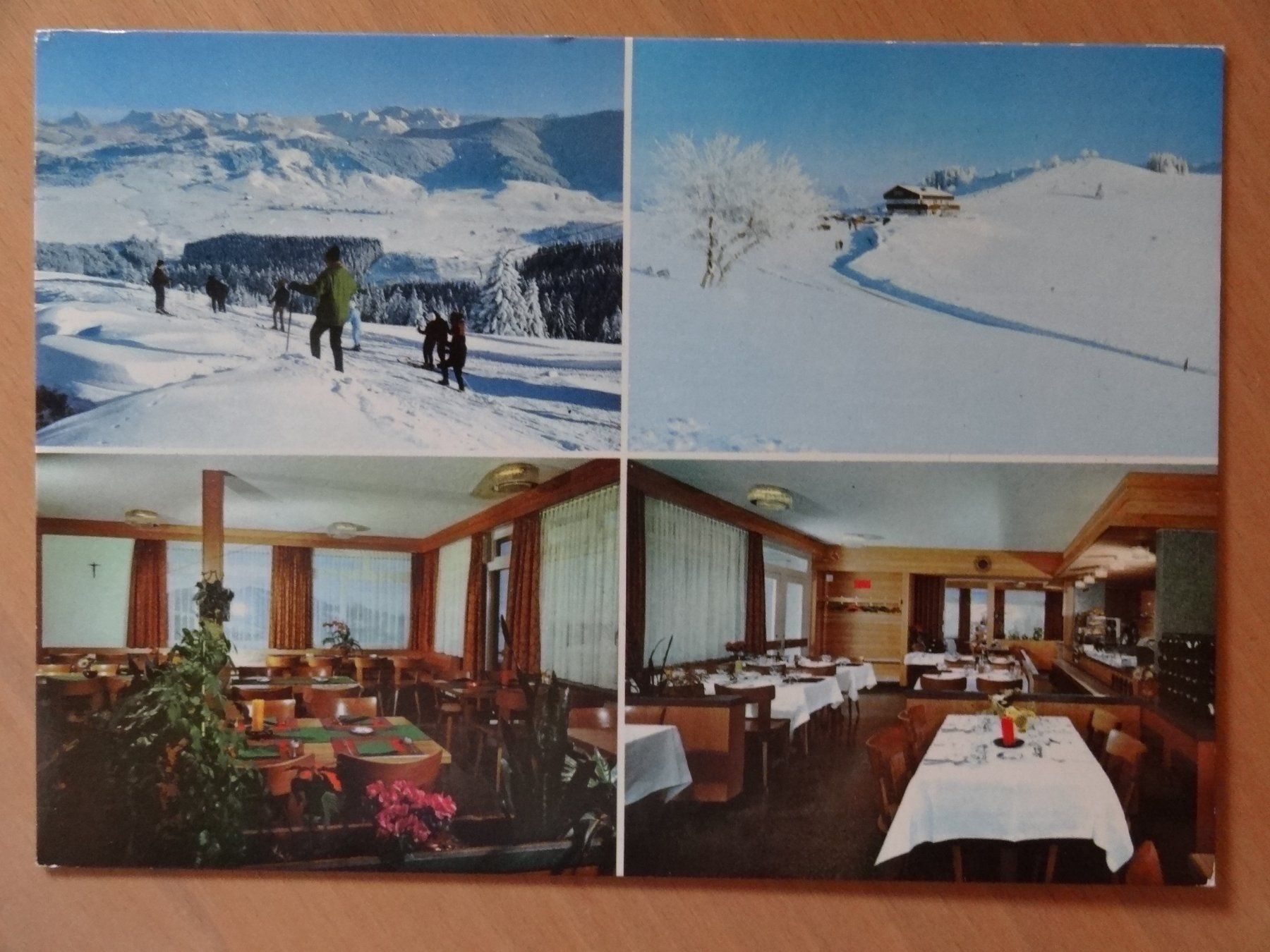 Ansichtskarten: Oberägeri - Hotel Bergrestaurant Raten - 1975 – Gebraucht aus St Léonard von Riglin