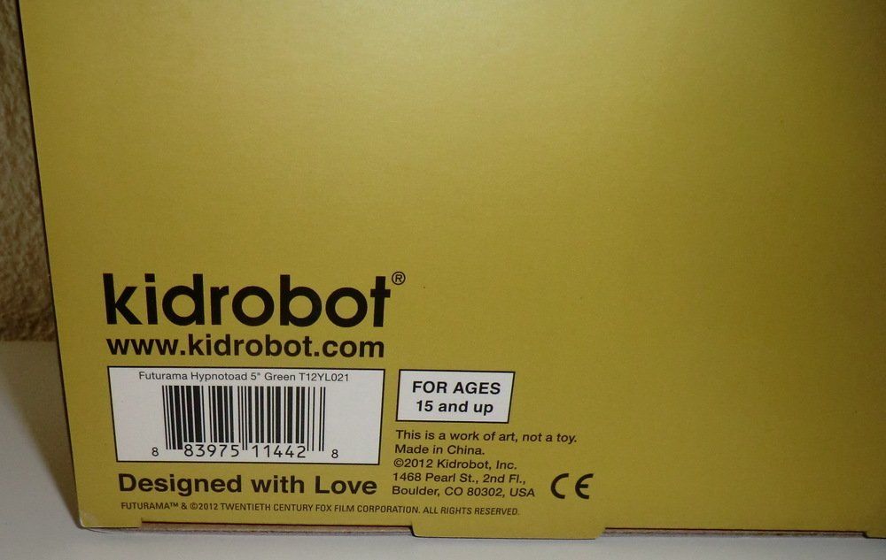 Statuette: 2012 Futurama Hypnotoad Kid Robot Figur Limitierte Auflage – Nuovo e nell'imballaggio originale da Kreuzlingen venduto da JefN. 3