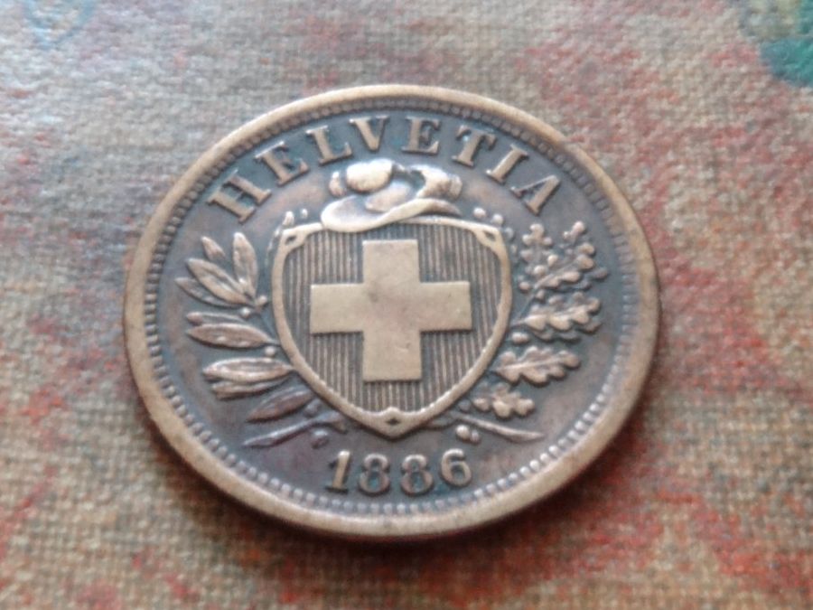Tutti le monete: 2 Rp. 1886  (D) – Usato da Romanel-sur-Lausanne venduto da Swift13