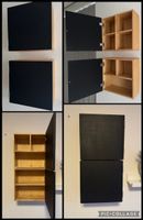 Praktisches Wandregal-Set (4), Holz mit Wandtafel Fronten