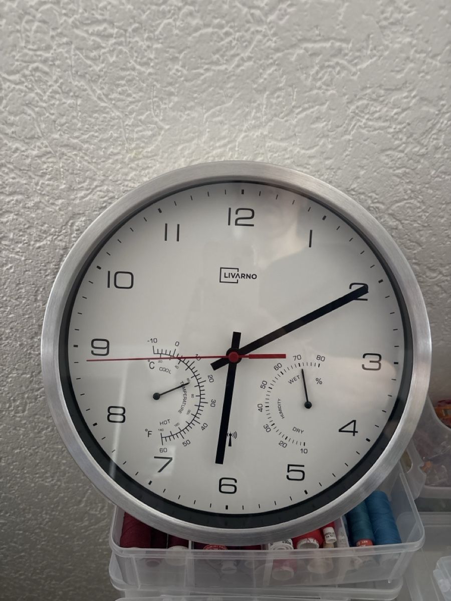 Orologi da terra & Orologi da parete: Horloge murale radioguidée – Nuovo e nell'imballaggio originale da La Chaux-de-Fonds venduto da Crista-Line