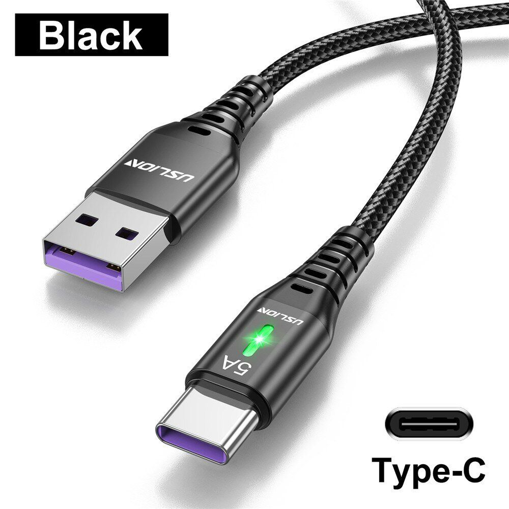 Samsung Chargements: USLION USB C Kabel  Fast Charging 1M 5A – Neuf avec emballage d'origine à Uerkheim par Kaufoption
