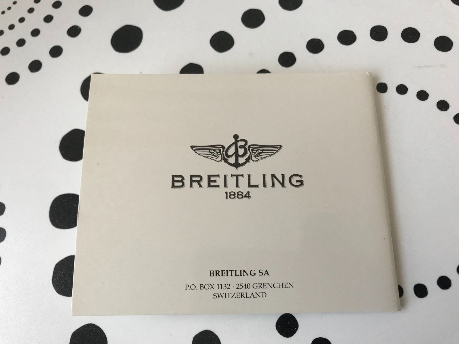 Breitling Documenti: BREITLING - CHRONO JETSTREAM - INSTRUCTIONS FOR USE !!! – Nuovo (secondo la descrizione) da Epalinges venduto da watchforyou 4