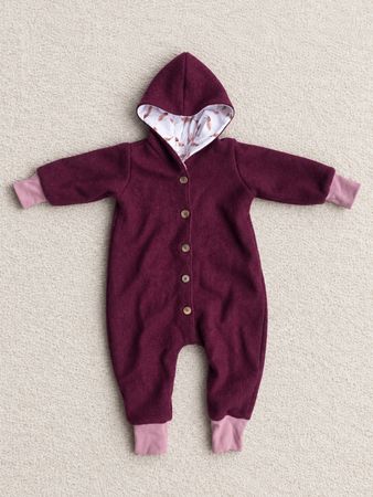 Wollwalk Overall Merinowolle Gr. 104 – handgemacht
