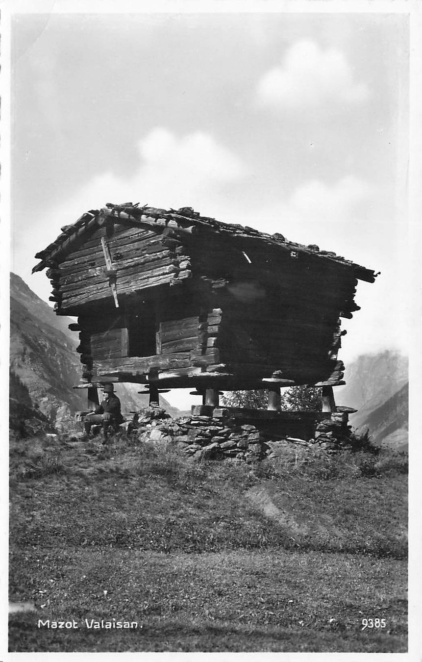 Cartoline postali: Mazot valaisan – Usato da Biasca venduto da Blenio71