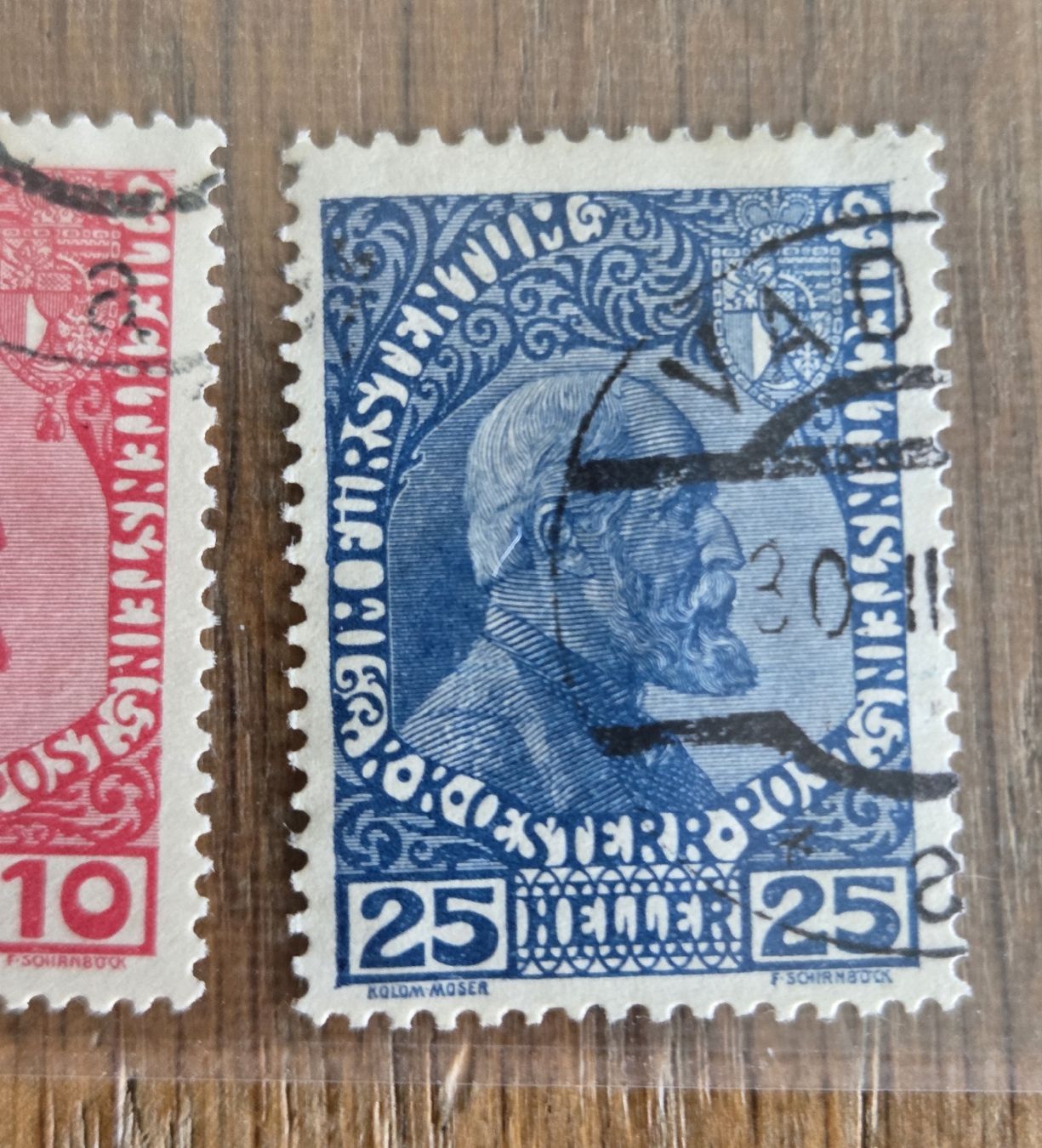 Alle Briefmarken: Briefmarken Liechtenstein 5, 10, 25 Heller.. – Gebraucht aus Stans von Ducati16 3
