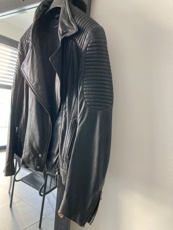 Klassiker! Biker-Jacke in Lammleder von Marc Cain Schwarz