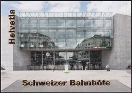 2017, Nr.1643 in Markenheft "BAHNHOF" ungestempelt.