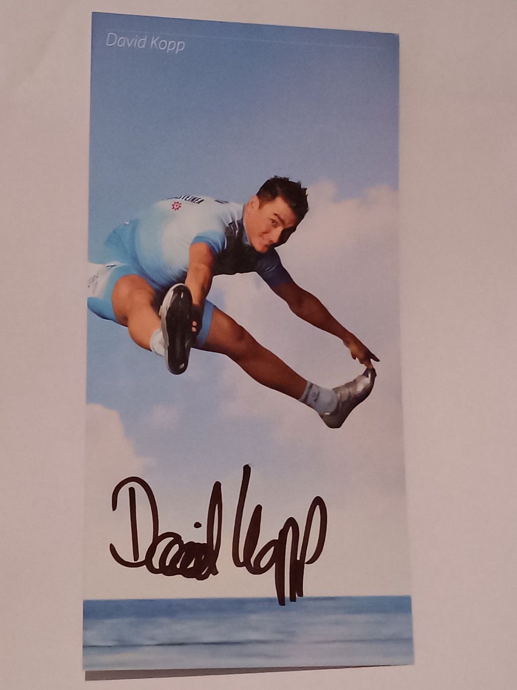 Autografi: David Kopp - Rad - handsigniert – Usato da Menziken venduto da Autogramme