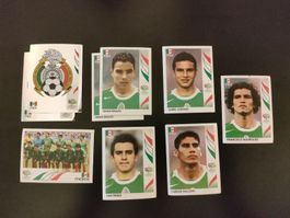 Mexico Team Stickers Panini coupe du monde 2006