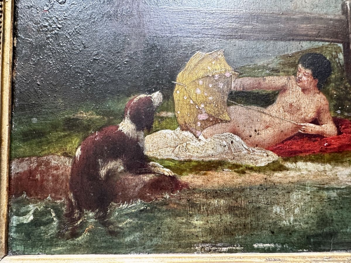 Dipinti: Antikes Ölbild auf Holz – Usato da Niederurnen venduto da Chanel40 3