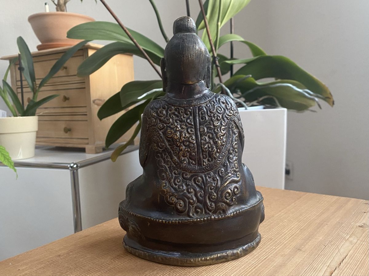 Sculture & Statue: Buddha Figur Bronze Art Deco Antik – Usato da Buochs venduto da H16 2