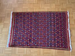Perser Teppich, Taebriz, Izyadyar, 151x100 cm, Top Zustand
