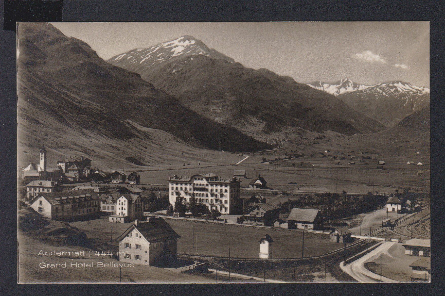 Ansichtskarten: Andermatt    -   alte Ansichtskarte um 1928 – Gebraucht aus Vitznau von Ropaku