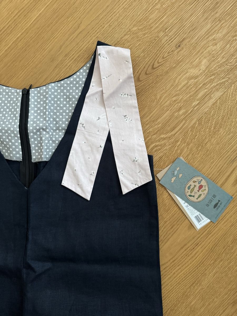 Tute: HANDMADE SCHWARZER LEINEN-JUMPSUIT – Nuovo e nell'imballaggio originale da Rain venduto da vsekruto 2