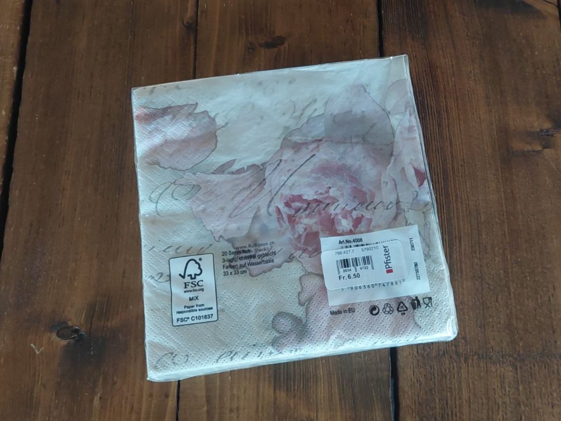 Pfister Tovaglioli: Servietten RuBijoux - Ruth Stöckli - 3 Pack – Nuovo e nell'imballaggio originale da Waltenschwil venduto da Browny2 4