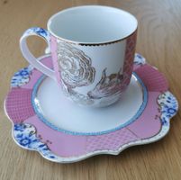 Royal Pip Kaffeetasse mit Unterteller, neuwertig!