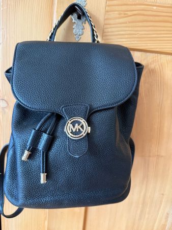 Michael Kors Leder Rucksack schwarz