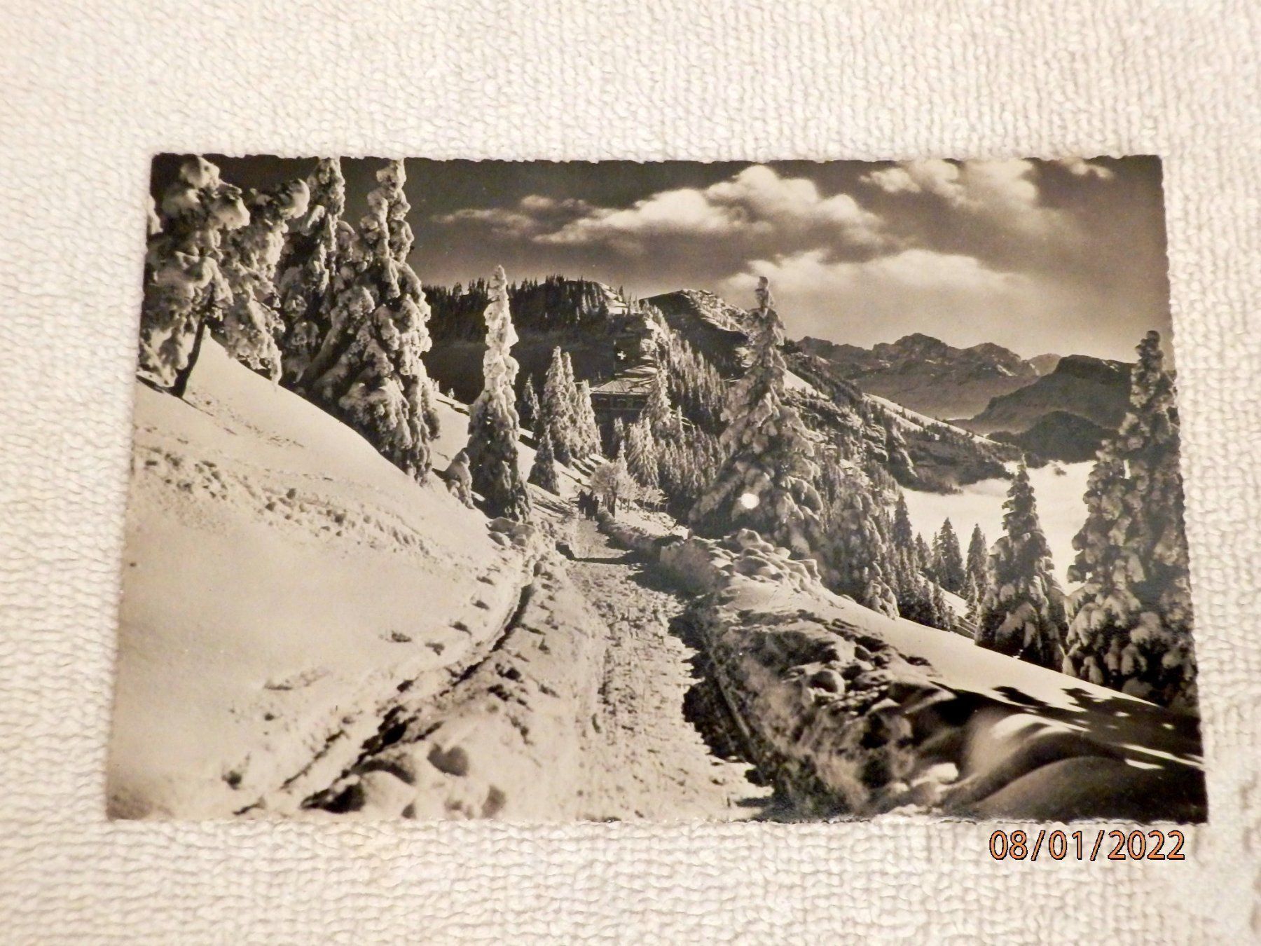 Cartes postales: Ansichtskarte, Weg nach Rigi - First – D'occasion à Ueberstorf par dinbau