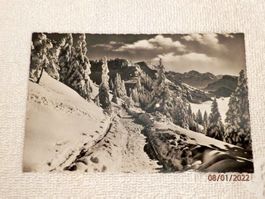 Ansichtskarte, Weg nach Rigi - First