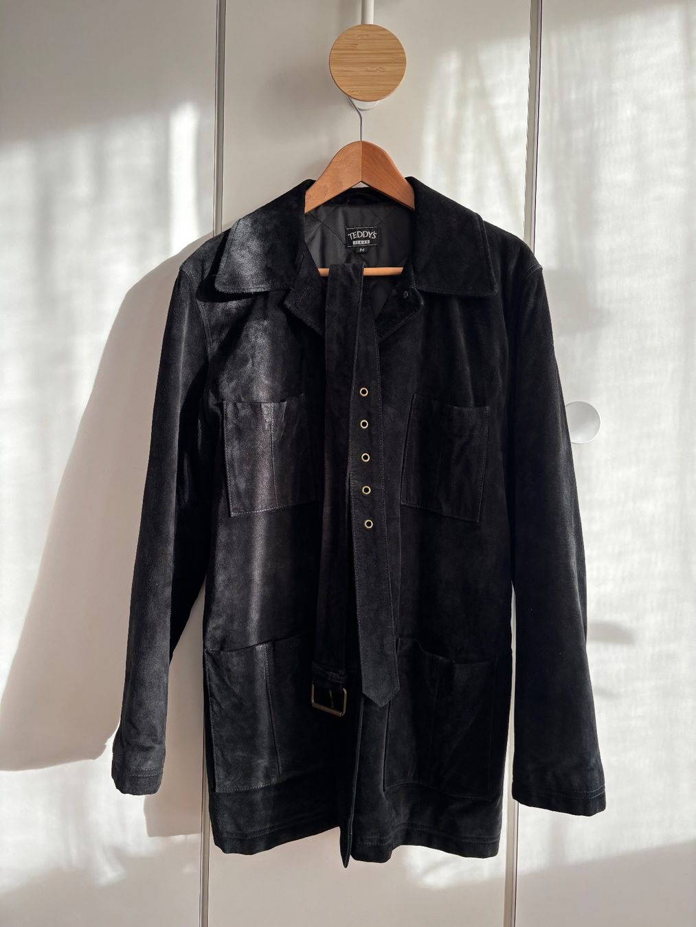 Giacche: Lange Jacke aus Veloursleder – Nuovo (secondo la descrizione) da Niederrohrdorf venduto da Madoqua 9