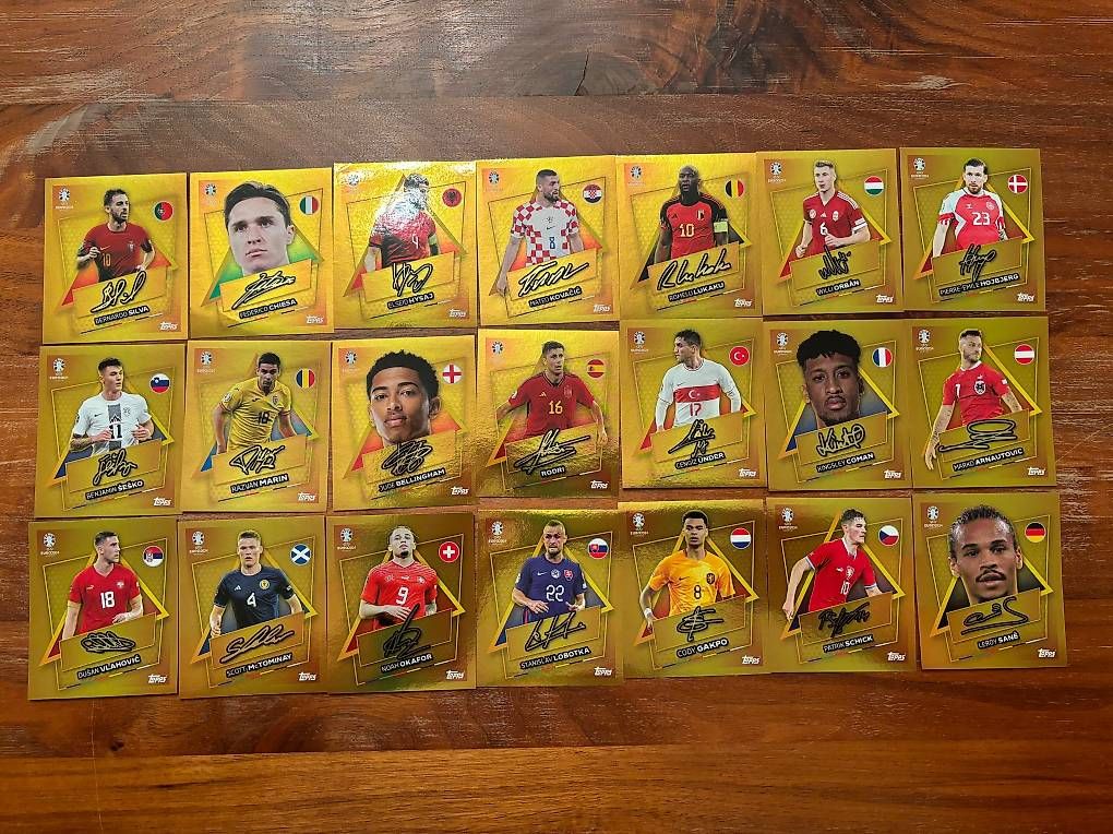Topps Carte collezionabili: Komplette Topps Parallelserie Gold signature – Usato da Erlinsbach SO venduto da goe_6t5q