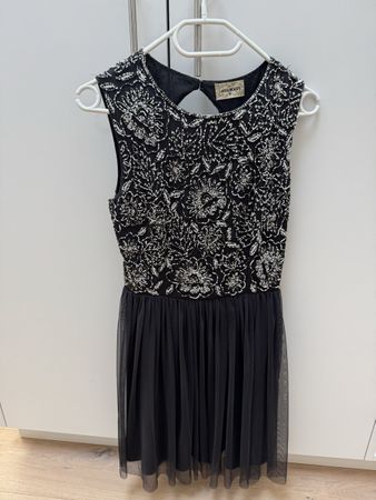 Glitzerkleid LACE&BEADS Grösse M (grau/anthrazit)