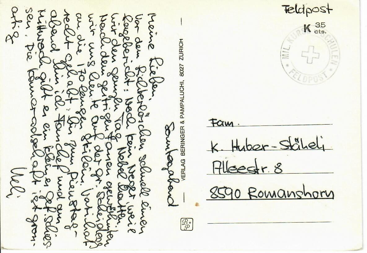 Cartoline postali: Männlichen – Usato da Hochdorf venduto da Ziegel-16 1