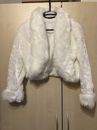 Bolero weiss Kunstfell