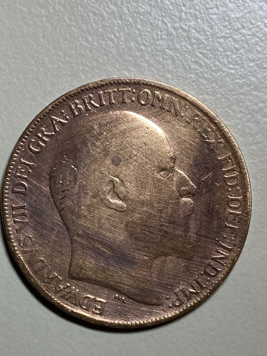 Tutti le monete: GB - 1 Penny - 1908 - Edouard V|| – Usato da Payerne venduto da Mike1682 1