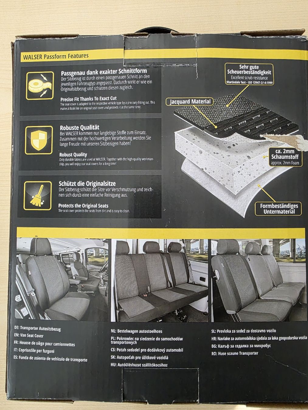 Accessori per altri veicoli: Wohnmobil oder Transporter Sitzbezüge NEU von Walser – Nuovo e nell'imballaggio originale da Bassersdorf venduto da Zopzero 3