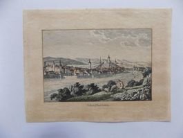 Schaffhausen kolorierte Aquatinta