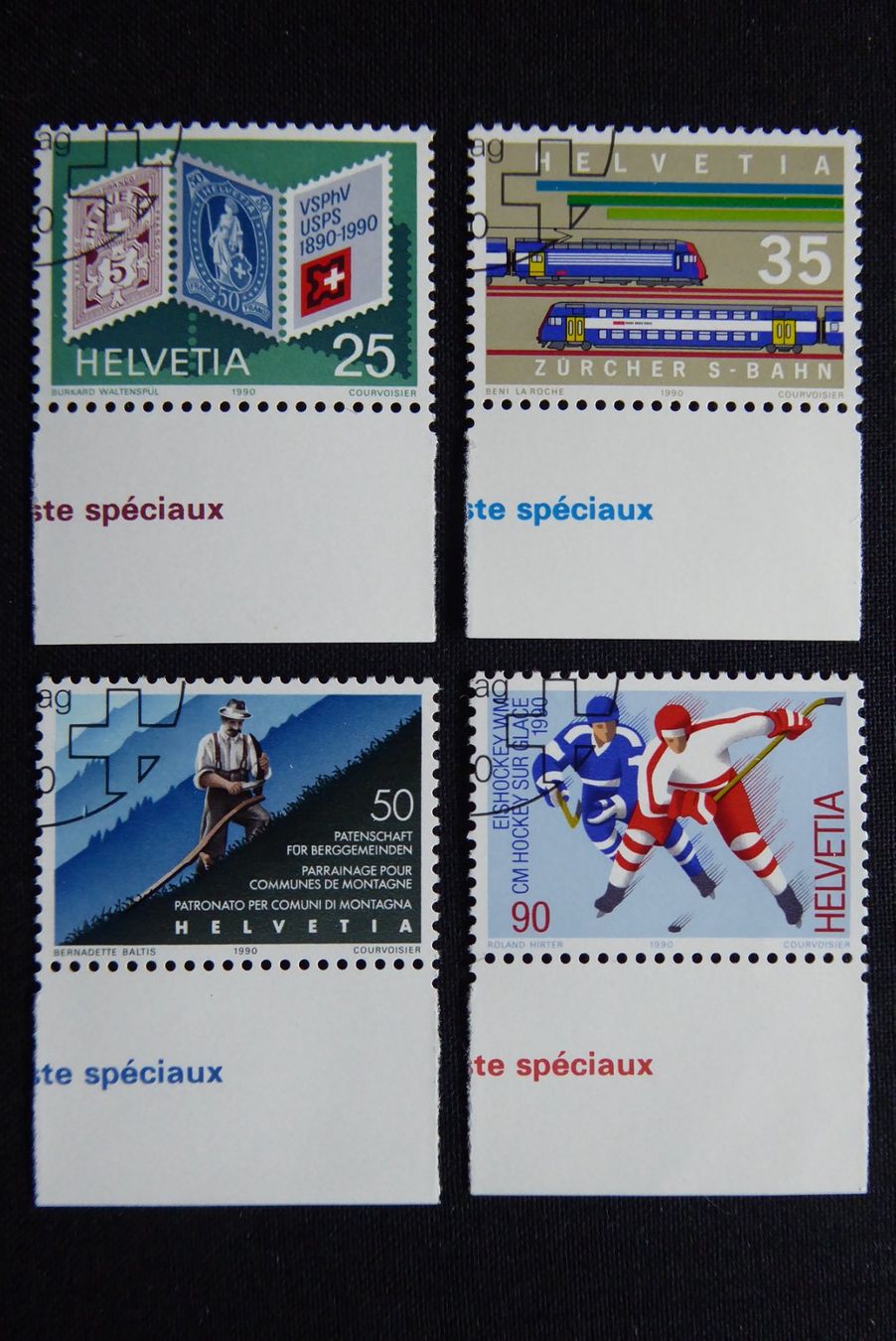 Tutti i francobolli: (S221) 1990: 785 - 788 ET ʘ – Usato da Basel venduto da scholle50