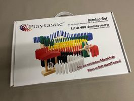 Playtastic Domino-Set mit 480 Holzsteinen – ungeöffnet
