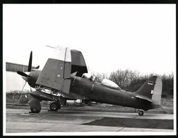 Fotografie Flugzeug Hawker Sea Fury T205