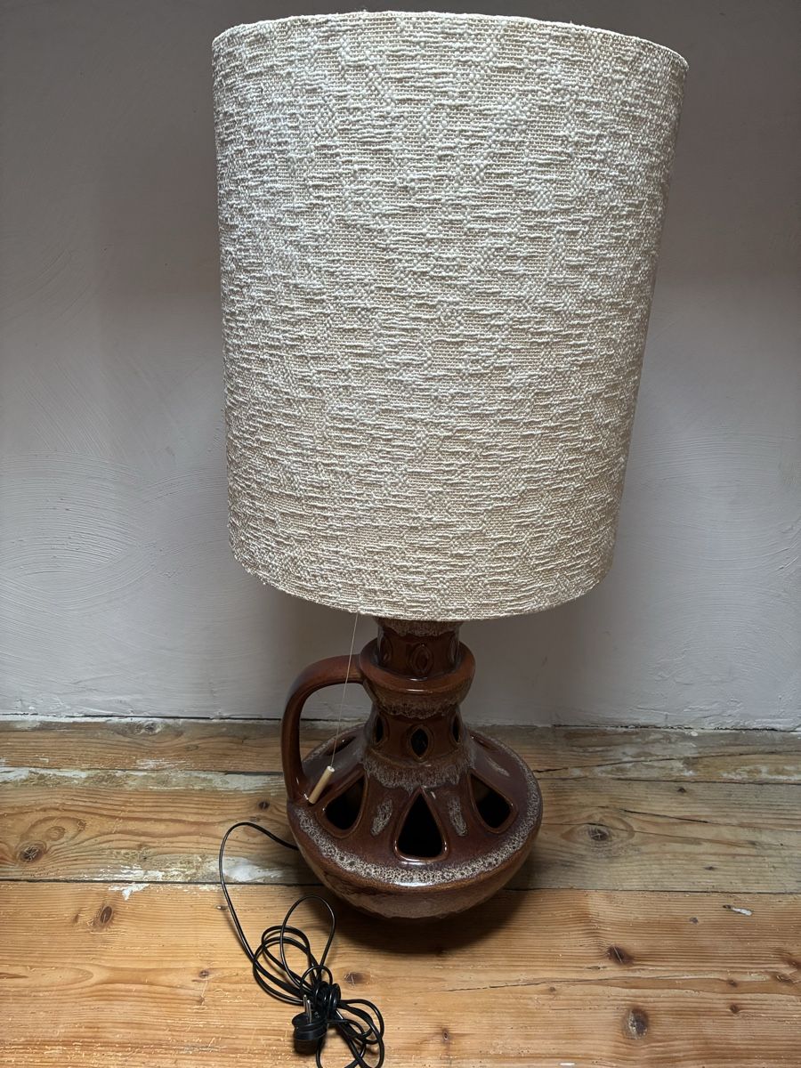 Lampade: Grosse Keramik Lampe 70er Jahre – Usato da schönenwerd venduto da quartier9 8