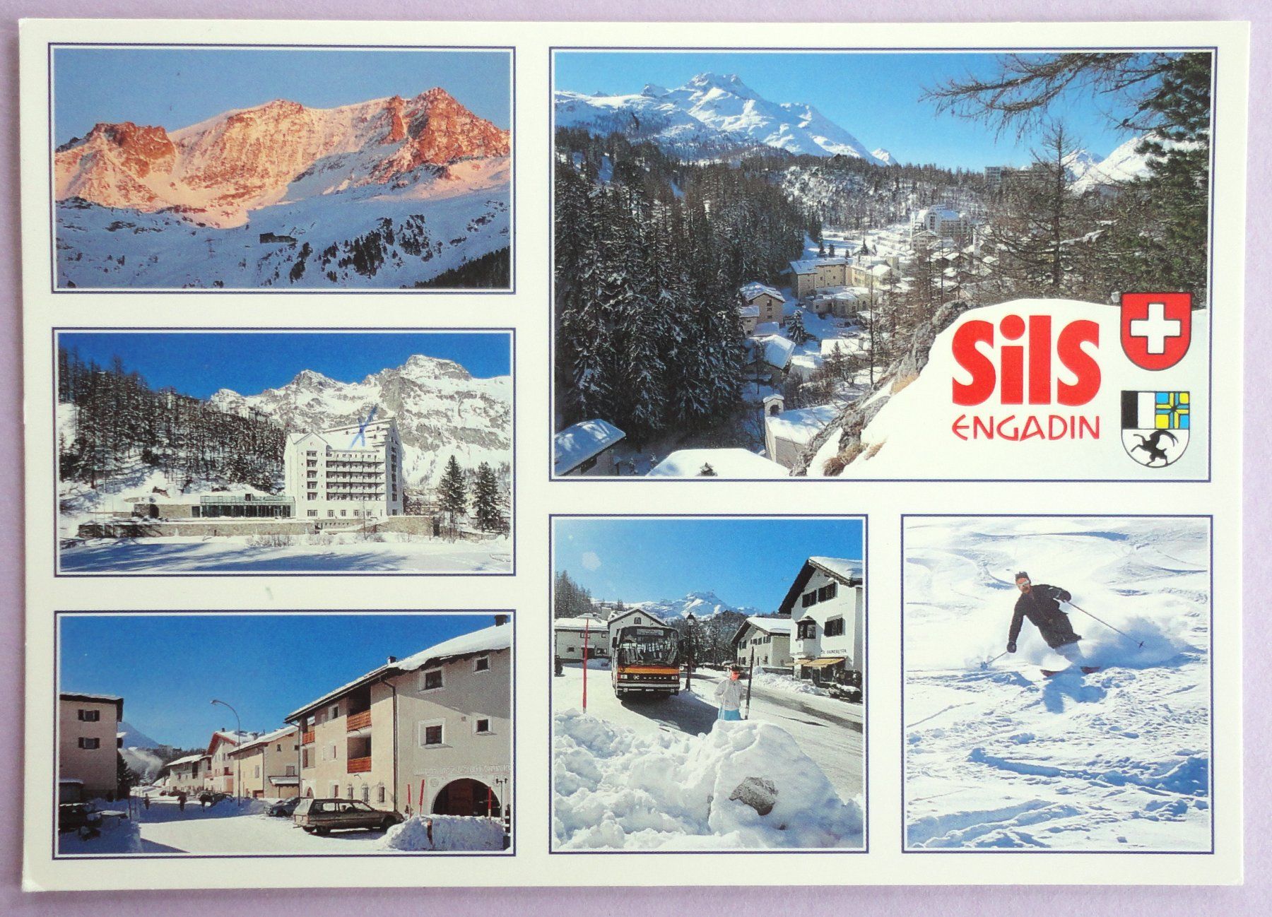 Cartoline postali: Sils 1809 m, Oberengadin – Usato da Fétigny venduto da Billy2miny