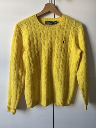 Polo Ralph Lauren Kaschmir Pullover Gelb M