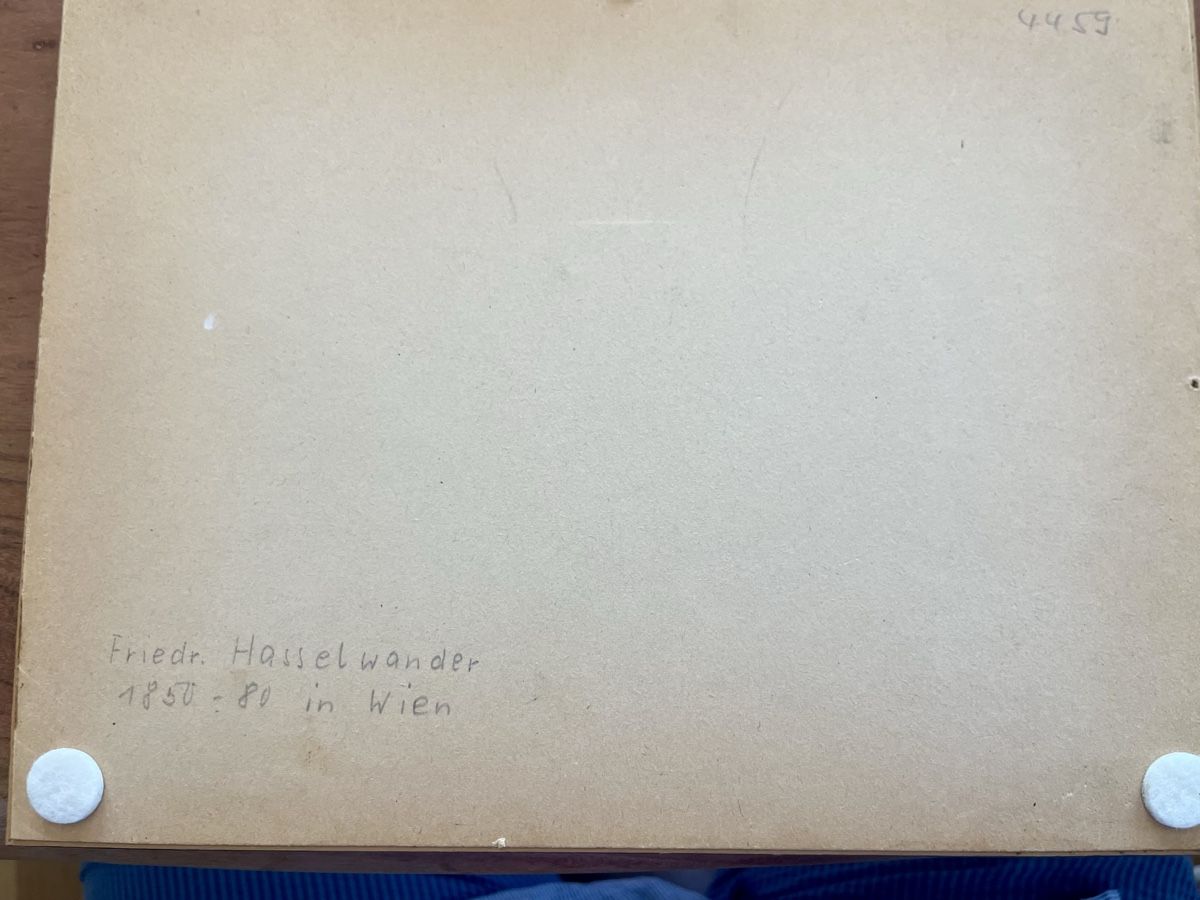 Gemälde: Schönes Aquarell von Friedrich Hasselwander – Gebraucht aus Ottikon von san_w99n 3