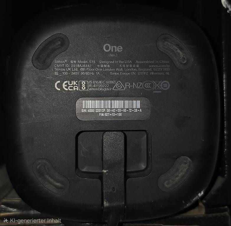 Casse acustiche: Sonos One – Usato da Ostermundigen venduto da Quor-Gallek 1