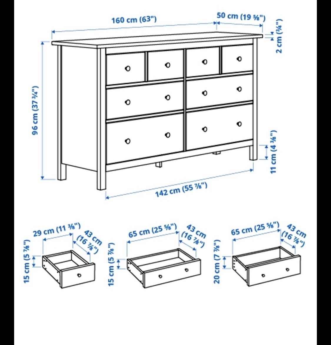 Ikea Cassettiere: Hemnes Kommode – Usato da Zofingen venduto da tinics 5