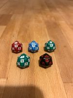 Set von 5 Magic the Gathering D20 Würfel