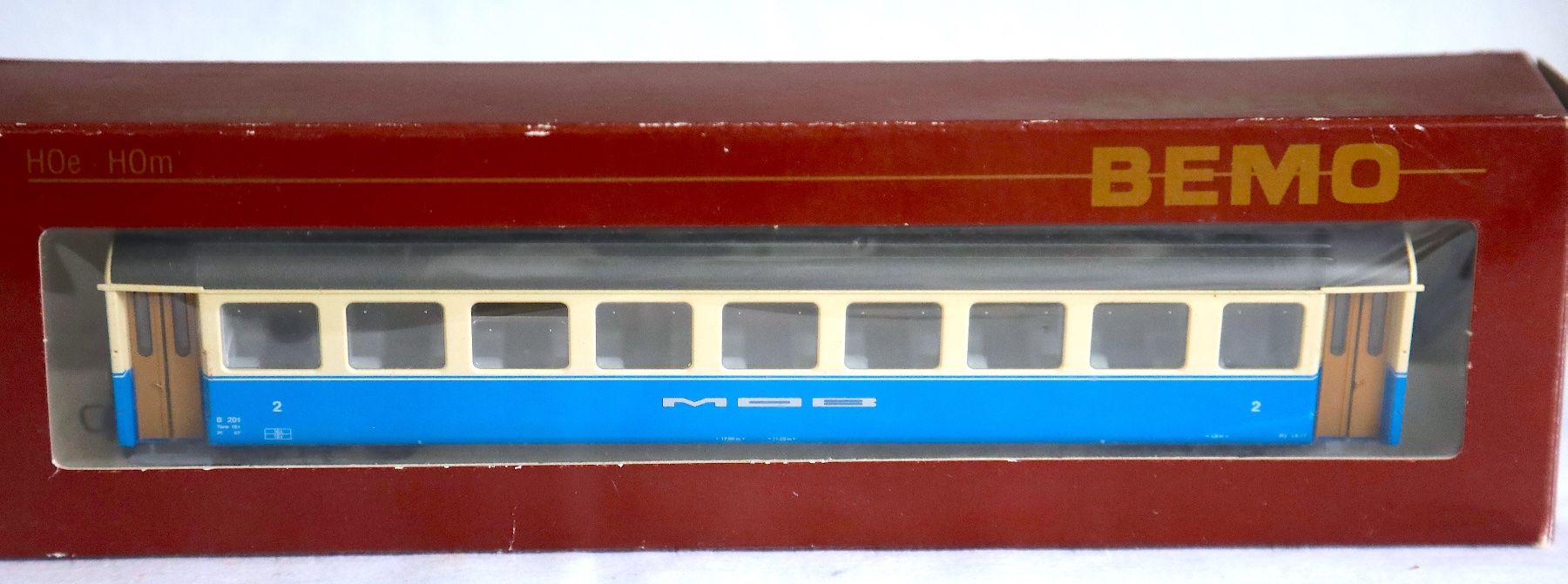 Bemo Modellini di ferrovie: BEMO PERSONENWAGEN 2 KL DER MOB HOm – Nuovo e nell'imballaggio originale da Ipsach venduto da locky55 3