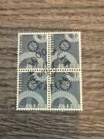 Schweiz Helvetia Briefmarken, 4er Block, Europa 30 Rappen
