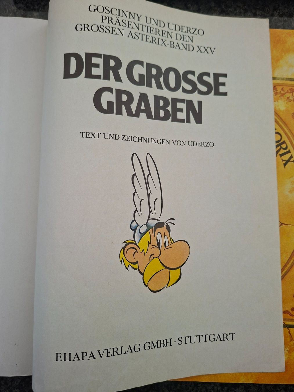 Fumetti: Comic Asterix; Asterix - Der grosse Graben / Band 25 – Usato da Boniswil venduto da Totomat-Lady2 1