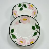 3 bols en porcelaine Villeroy & Boch "Wildrose" années 1960