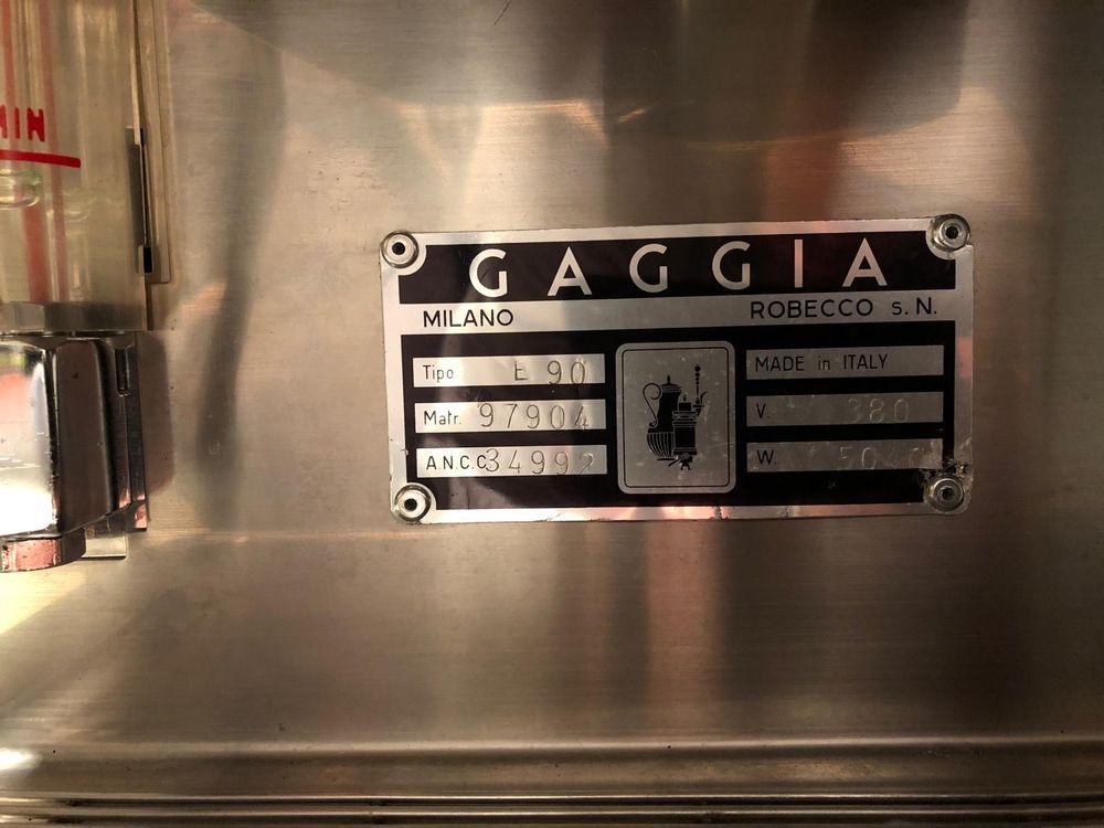 Gaggia e90 hotsell